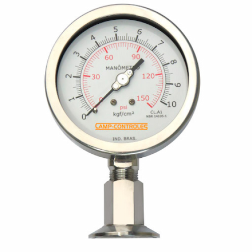 Manômetro com selo sanitário: precisão e higiene na indústria Manômetro com selo sanitário: precisão e higiene na indústria